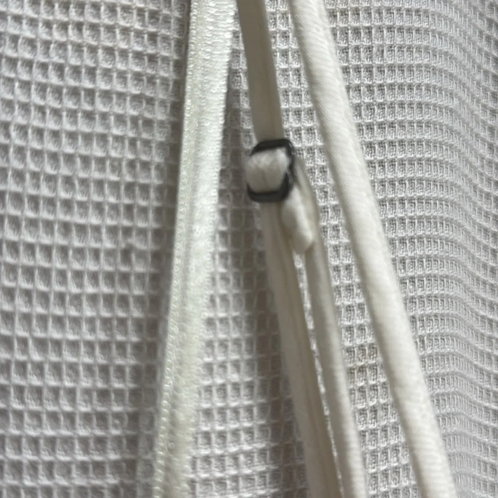 Anthropologie NEW The Malika Gauze Jumpsuit SZ S Ivory beach vacation comfy - Picture 7 of 7